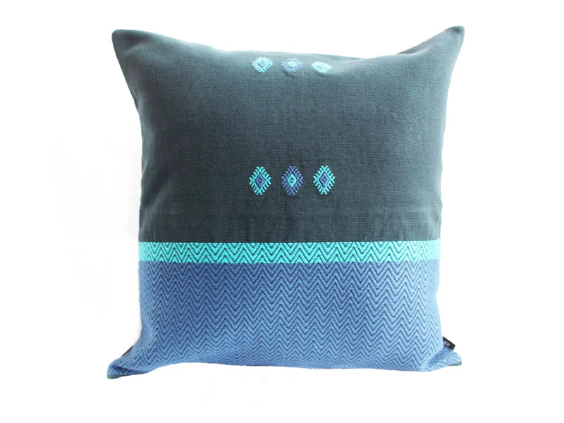 Handwoven and Brocade Sereno Pillow Cover