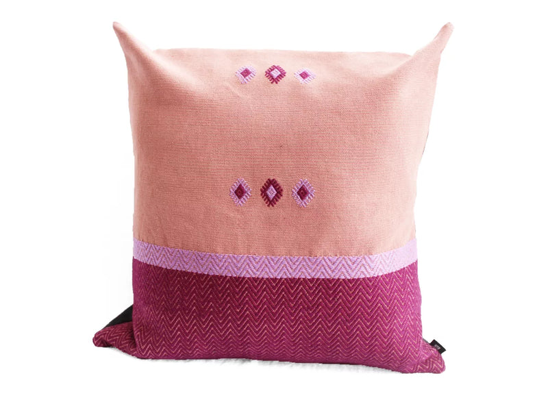 Handwoven and Brocade Sereno Pillow Cover