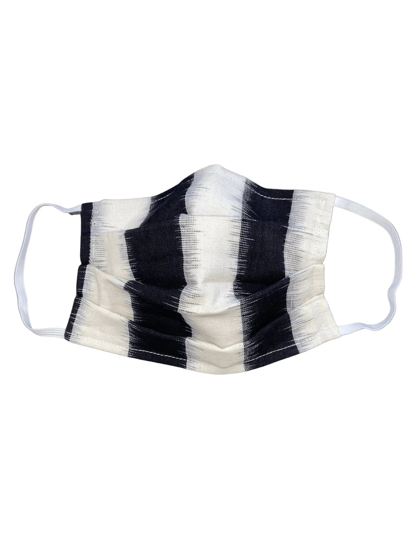 Striped Cotton Face Mask