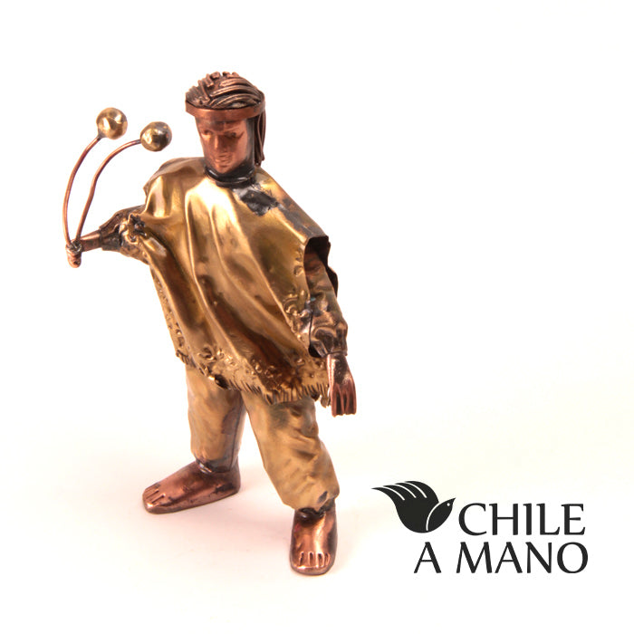 Mapuche Figurine with Boleadoras