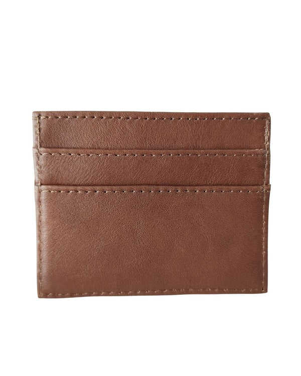 Tobacco Leather Card Holder