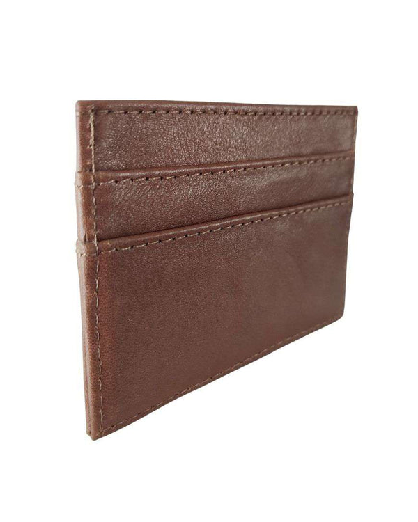 Tobacco Leather Card Holder