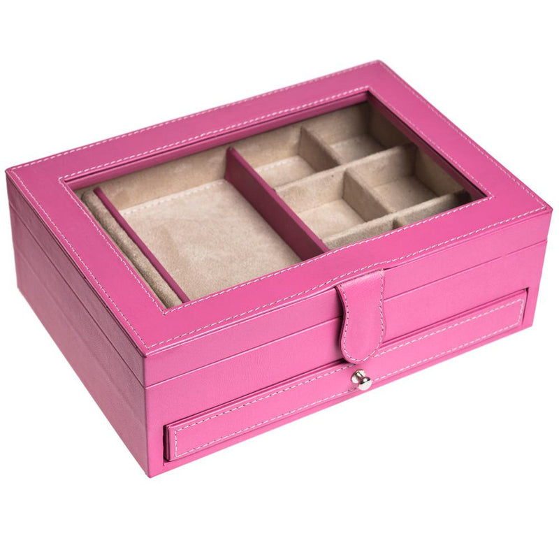 Leather Medium Organizer Box