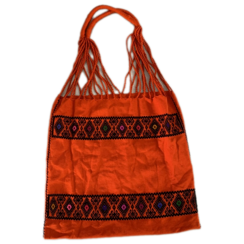Orange Brocade Bag