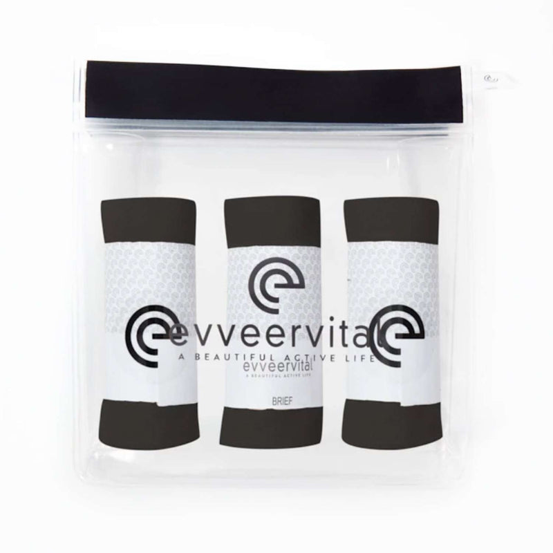 Three pack of Smooth Finish Briefs | Black