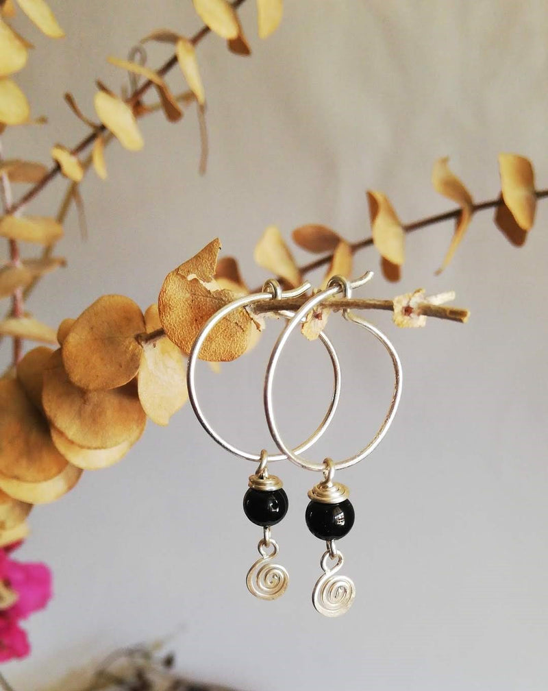 Candonga Obsidian Earrings