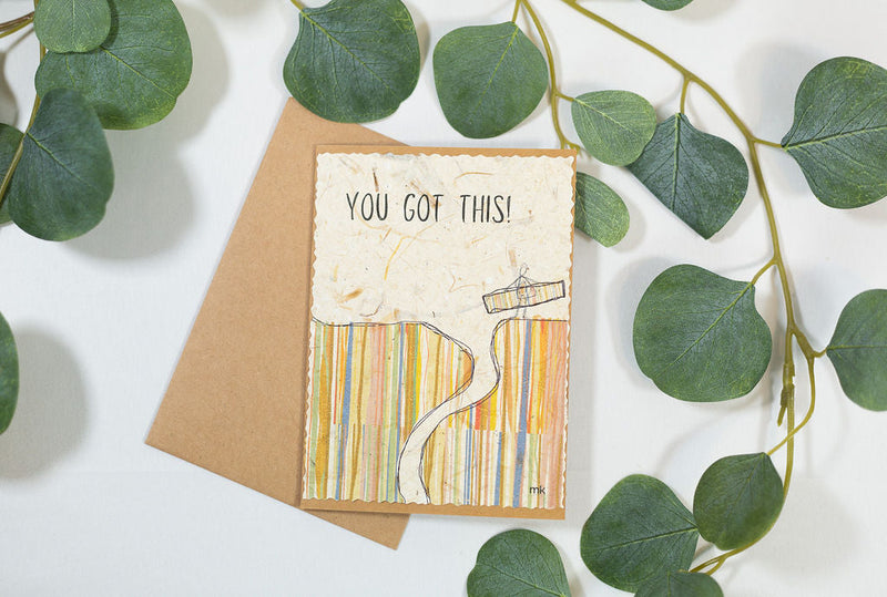 Banana Paper Encouragement Cards