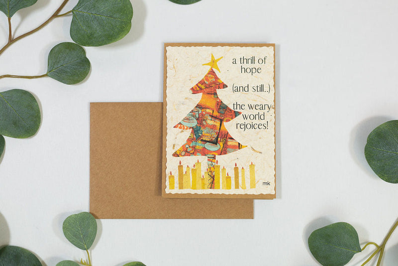 Banana Paper Christmas Cards