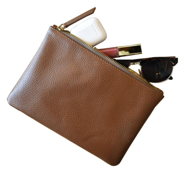 Leather Small Compact Case