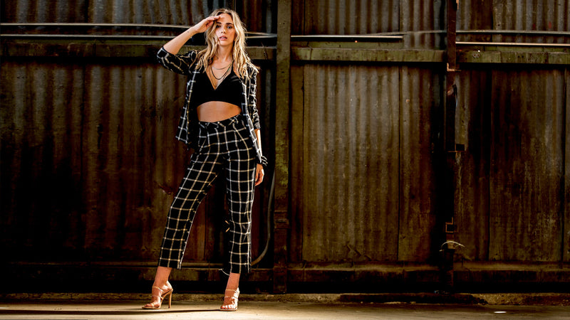 RHODES Plaid Pant