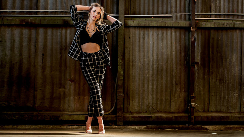 RHODES Plaid Pant