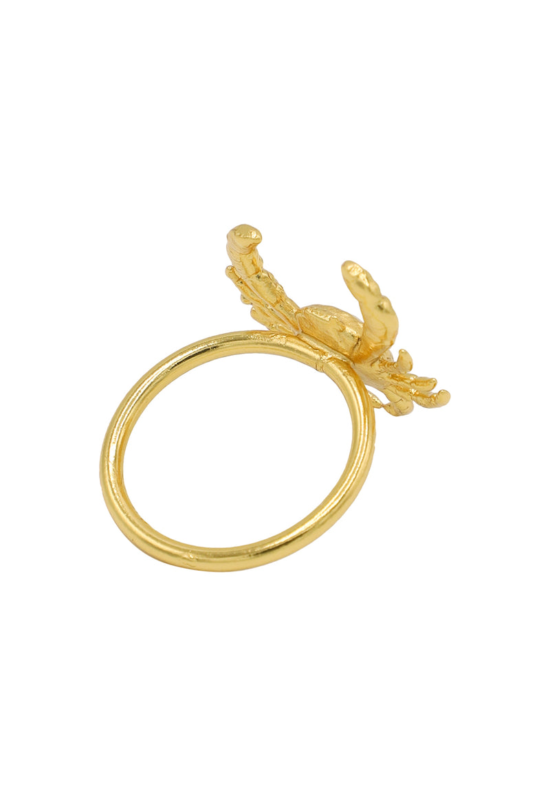 Mr Crab Baby Ring