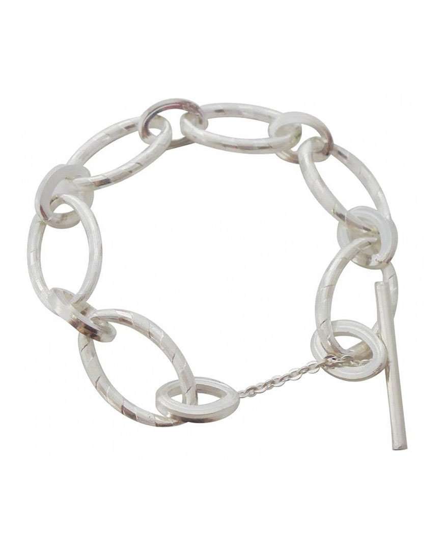 Lasso Tubular Bracelet in Sterling Silver