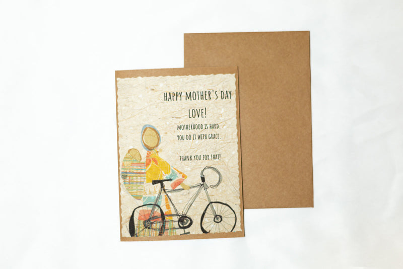 Banana Paper Mother's Day Cards