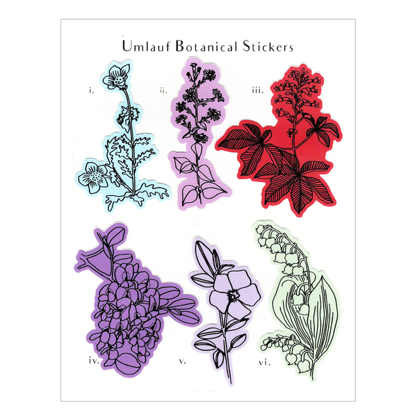 Umlauf Botanical Sticker Set